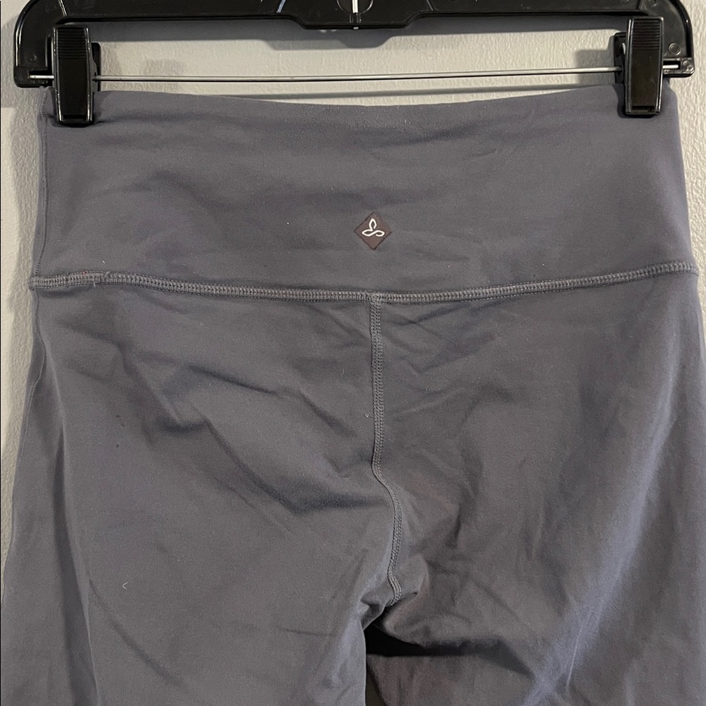 Prana Cropped Gray Blue Leggings Size Small - Picture 5 of 6